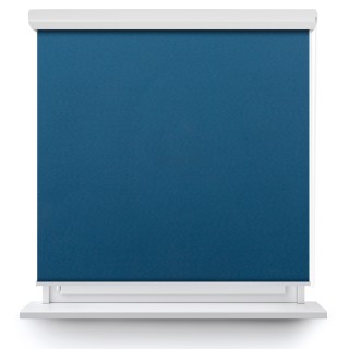 Roleta w kasecie aluminium Gładka Zaciemniająca Termo Zaciemniająca Niebieska 304