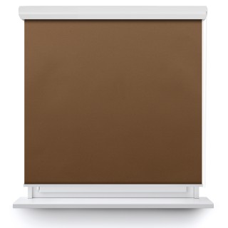 Roleta w kasecie aluminium Gładka Zaciemniająca Termo Zaciemniająca Brązowa 301