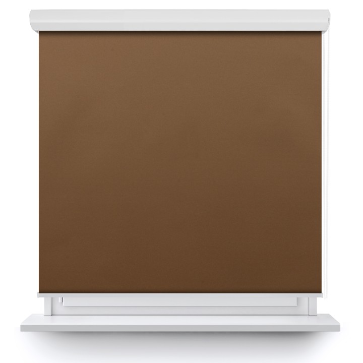 Roleta w kasecie aluminium Gładka Zaciemniająca Termo Zaciemniająca Brązowa 301