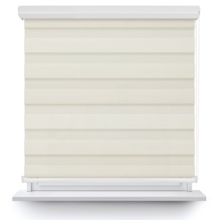 Roleta w kasecie aluminium Dzień Noc Przyciemniająca Bahama II Drewnopodobna Kremowa 12