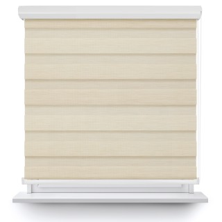 Roleta w kasecie aluminium Dzień Noc Przyciemniająca Bahama II Drewnopodobna Beżowa 13