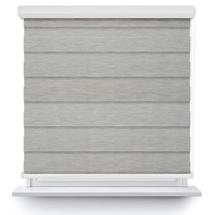 Roleta w kasecie aluminium Dzień Noc Przyciemniająca Bahama II Drewnopodobna Szara 17