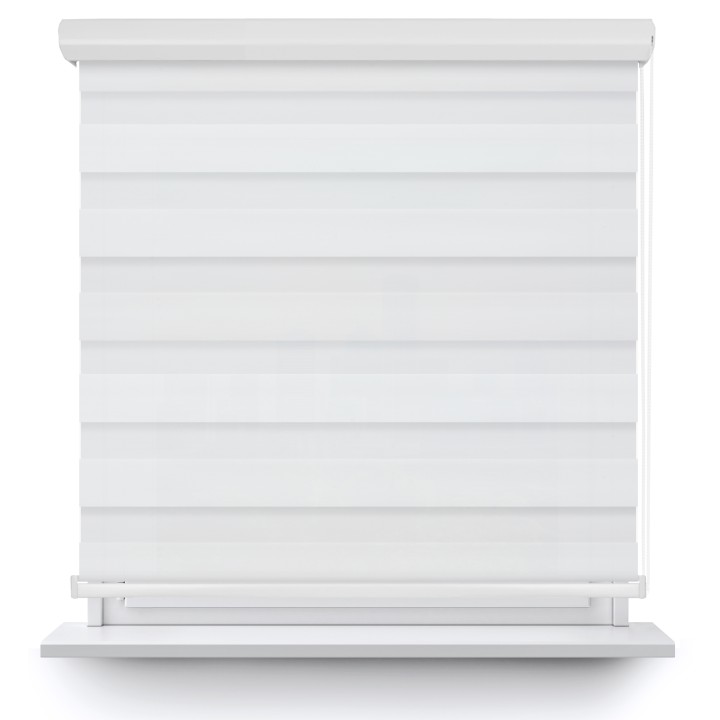 Roleta w kasecie aluminium Dzień Noc Przyciemniająca Bahama XV Biała Bh1500