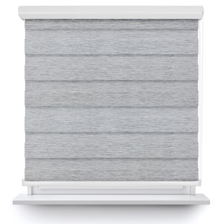 Roleta w kasecie aluminium Dzień Noc Przyciemniająca Bahama XV Szara Bh1501