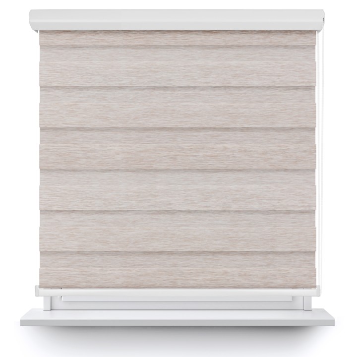 Roleta w kasecie aluminium Dzień Noc Przyciemniająca Bahama XV Beżowa Bh1502