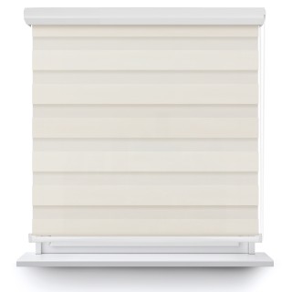 Roleta w kasecie aluminium Dzień Noc Przyciemniająca Bahama XV Kremowa Bh1508