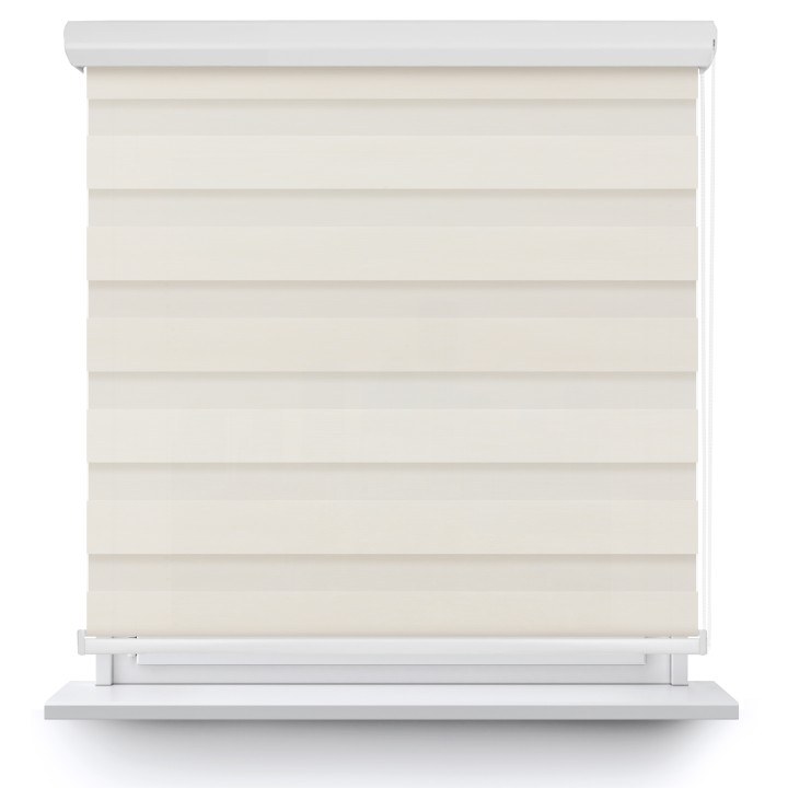 Roleta w kasecie aluminium Dzień Noc Przyciemniająca Bahama XV Kremowa Bh1508