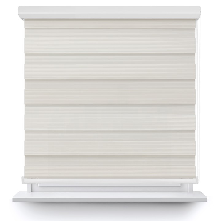 Roleta w kasecie aluminium Dzień Noc Przyciemniająca Bahama XXIII Jasnokremowa Bh2301