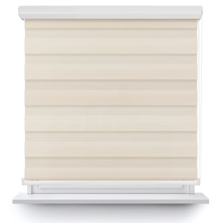 Roleta w kasecie aluminium Dzień Noc Przyciemniająca Bahama XXIII Kremowa Bh2302