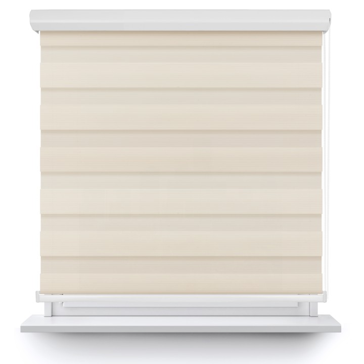 Roleta w kasecie aluminium Dzień Noc Przyciemniająca Bahama XXIII Kremowa Bh2302