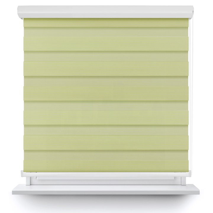 Roleta w kasecie aluminium Dzień Noc Przyciemniająca Bahama XXIII Zielona Bh2306