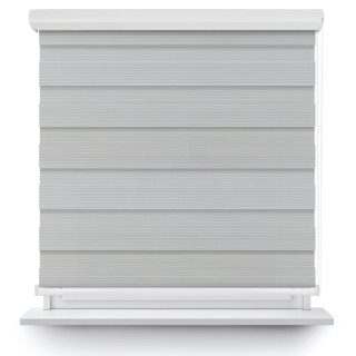 Roleta w kasecie aluminium Dzień Noc Przyciemniająca Bahama XXIII Szara Bh2308