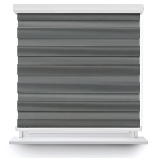 Roleta w kasecie aluminium Dzień Noc Przyciemniająca Bahama XXIII Brązowa Bh2309