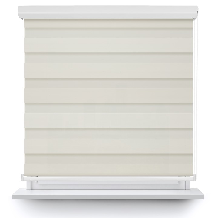 Roleta w kasecie aluminium Dzień Noc Przyciemniająca Chic Ecru 6002