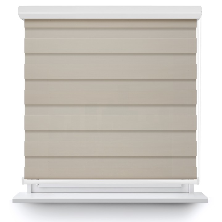 Roleta w kasecie aluminium Dzień Noc Przyciemniająca Chic Beżowa 6004