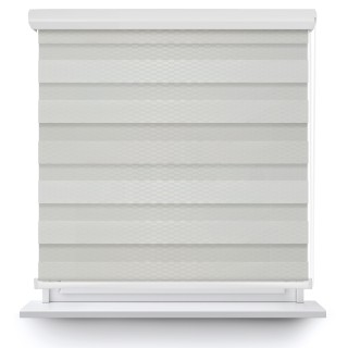 Roleta w kasecie aluminium Dzień Noc Przyciemniająca Brazilian Biała 16501