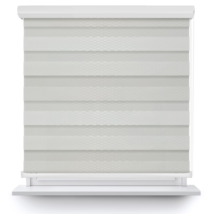 Roleta w kasecie aluminium Dzień Noc Przyciemniająca Brazilian Biała 16501