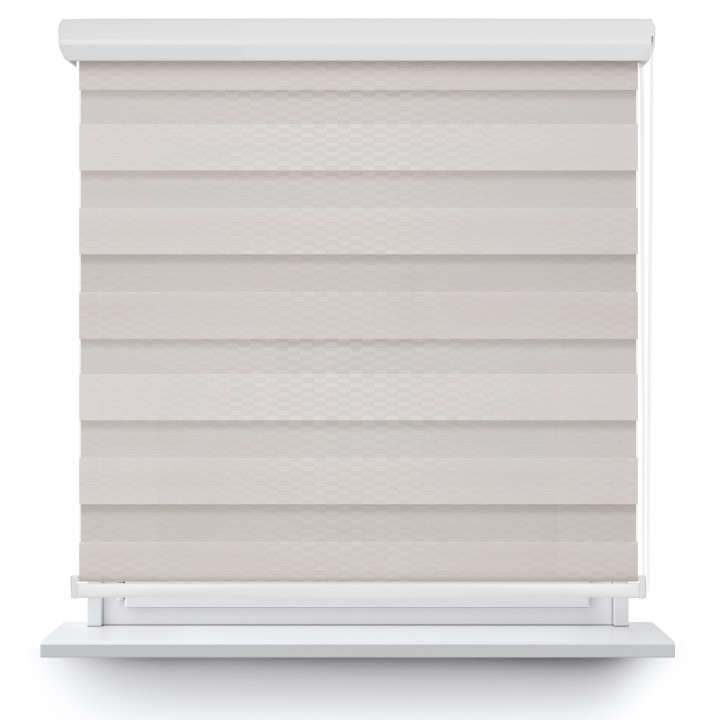 Roleta w kasecie aluminium Dzień Noc Przyciemniająca Brazilian Różowa 16503