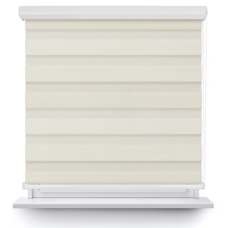 Roleta w kasecie aluminium Dzień Noc Przyciemniająca Classic Kremowa 3