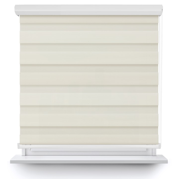 Roleta w kasecie aluminium Dzień Noc Przyciemniająca Classic Kremowa 3