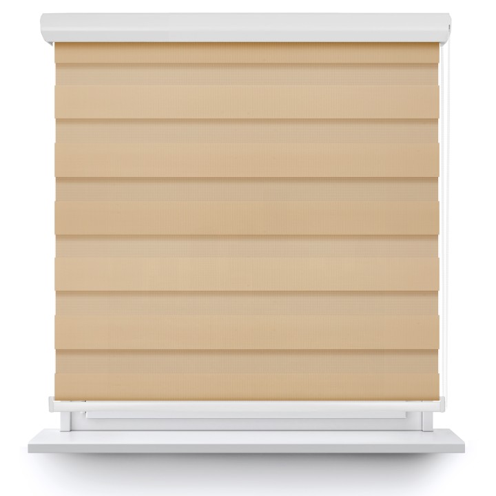 Roleta w kasecie aluminium Dzień Noc Przyciemniająca Classic Beżowa 9