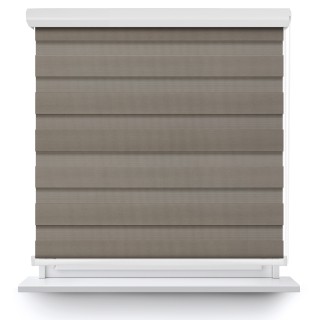 Roleta w kasecie aluminium Dzień Noc Przyciemniająca Classic Szara 1219