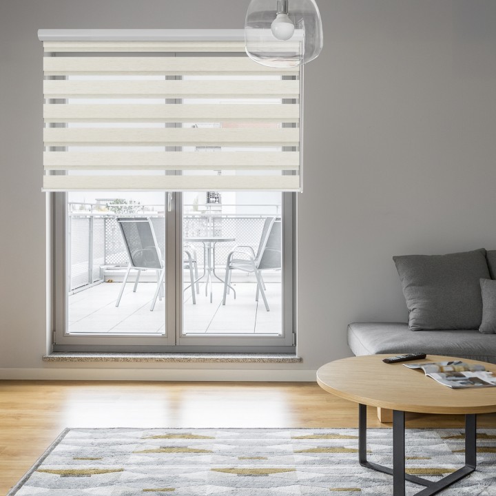 Roleta w kasecie aluminium Dzień Noc Przyciemniająca Classic Fioletowa 608