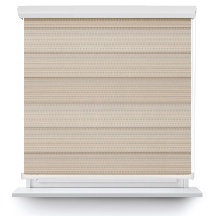 Roleta w kasecie aluminium Dzień Noc Przyciemniająca Essential Beżowa 1703