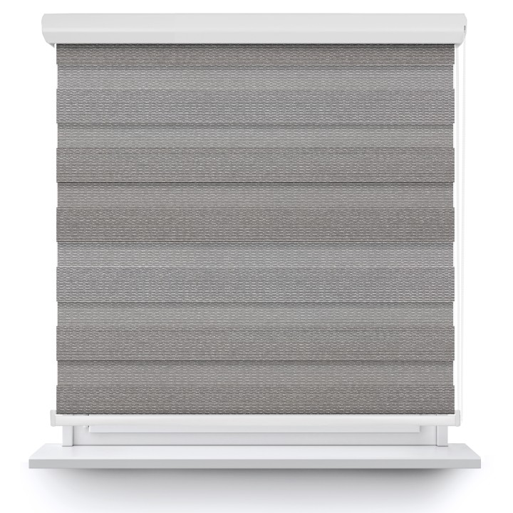 Roleta w kasecie aluminium Dzień Noc Przyciemniająca Essential Czarna 1707