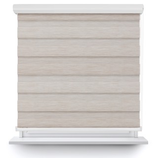 Roleta w kasecie aluminium Dzień Noc Przyciemniająca Forest Beżowa 9208