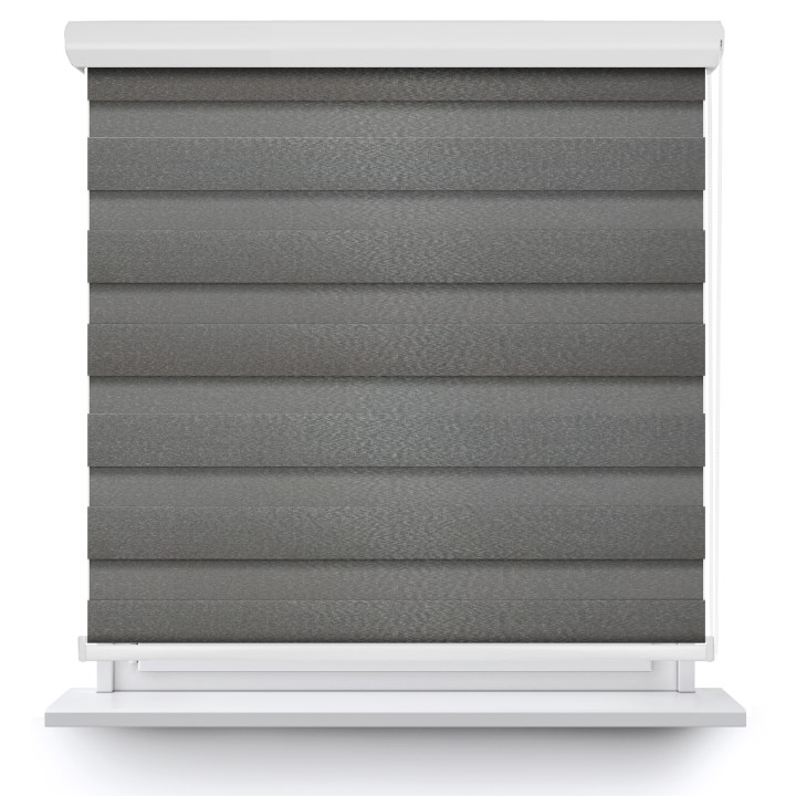 Roleta w kasecie aluminium Dzień Noc Przyciemniająca Glossy Elegance Brązowa 15898