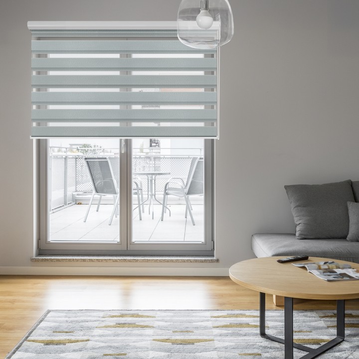 Roleta w kasecie aluminium Dzień Noc Przyciemniająca Glossy Elegance Miedziana 15398