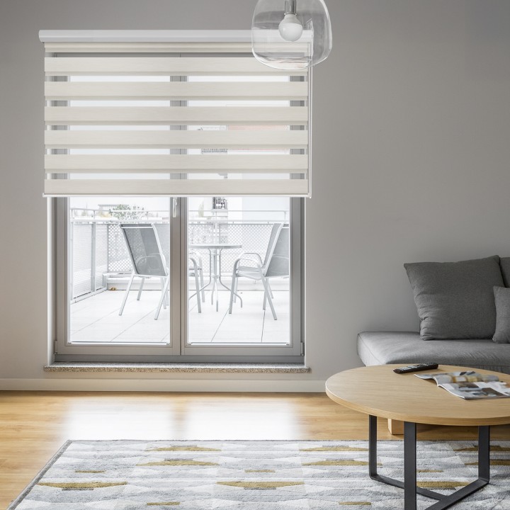 Roleta w kasecie aluminium Dzień Noc Przyciemniająca Olivia Olivia 02