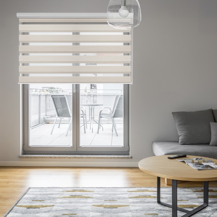 Roleta w kasecie aluminium Dzień Noc Przyciemniająca Olivia Olivia 03