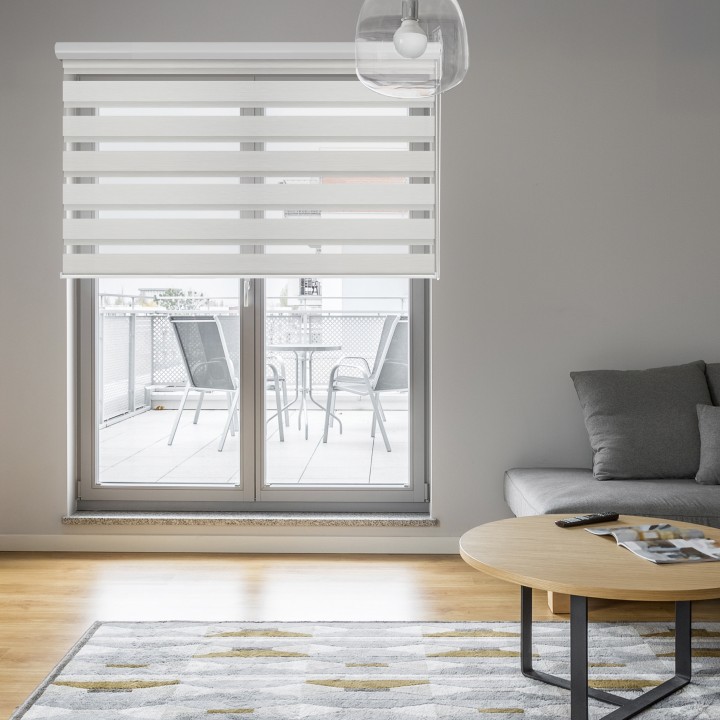 Roleta w kasecie aluminium Dzień Noc Przyciemniająca Olivia Olivia 04