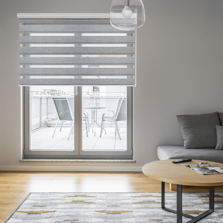 Roleta w kasecie aluminium Dzień Noc Przyciemniająca Olivia Olivia 06