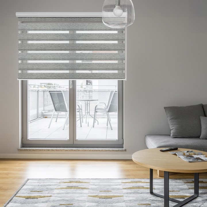 Roleta w kasecie aluminium Dzień Noc Przyciemniająca Olivia Olivia 07