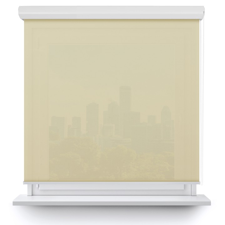 Roleta w kasecie aluminium Gładka Przyciemniająca Gładka Beżowa 501