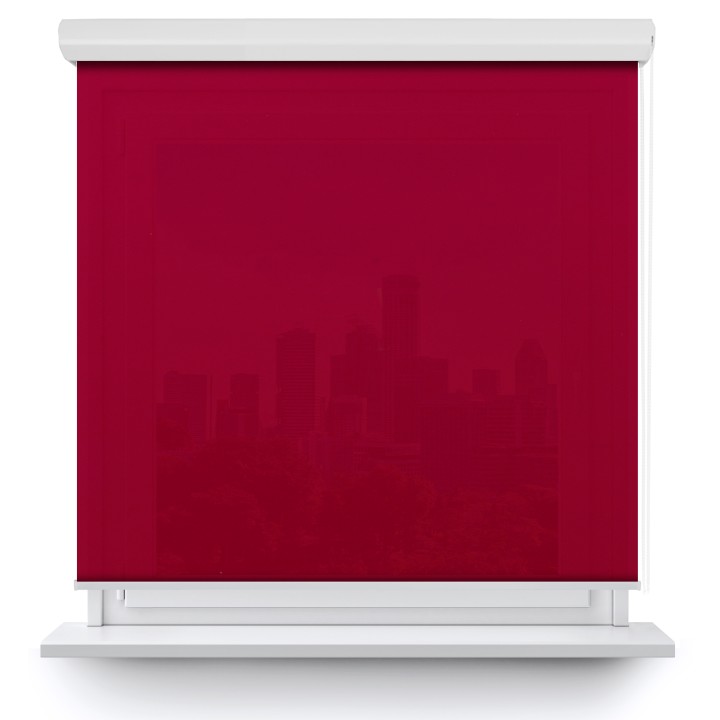Roleta w kasecie aluminium Gładka Przyciemniająca Gładka Czerwona 505