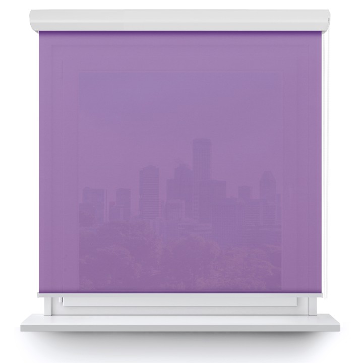 Roleta w kasecie aluminium Gładka Przyciemniająca Gładka Różowa 521