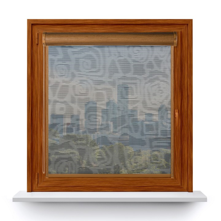 Roleta w kasecie PCV Gładka Przyciemniająca Borneo z prowadnicą Czarna 107