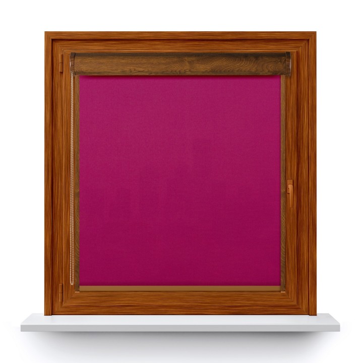 Roleta w kasecie PCV Gładka Przyciemniająca Madryt z prowadnicą Fioletowa 854