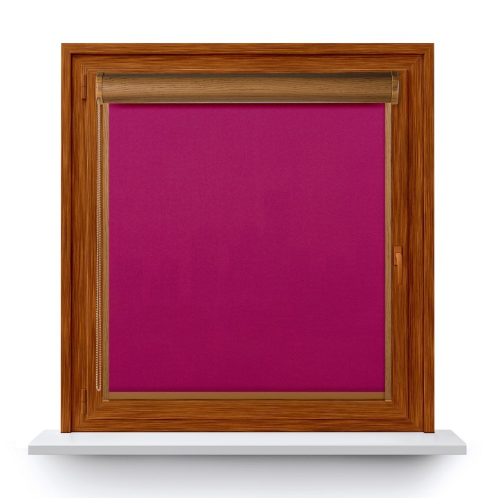 Roleta w kasecie PCV Gładka Przyciemniająca Madryt z prowadnicą Fioletowa 854