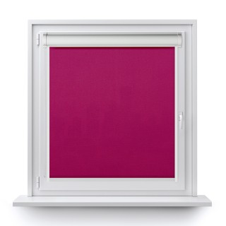 Roleta w kasecie PCV Gładka Przyciemniająca Madryt z prowadnicą Fioletowa 854
