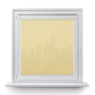 Roleta w kasecie PCV Gładka Przyciemniająca Royal z prowadnicą Kremowa 800