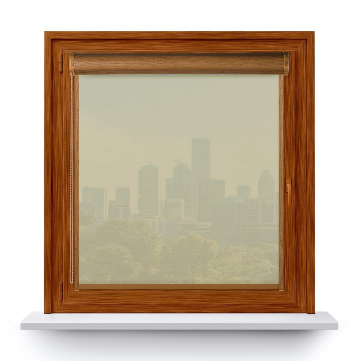 Roleta w kasecie PCV Gładka Przyciemniająca Screen z prowadnicą Kremowa 202