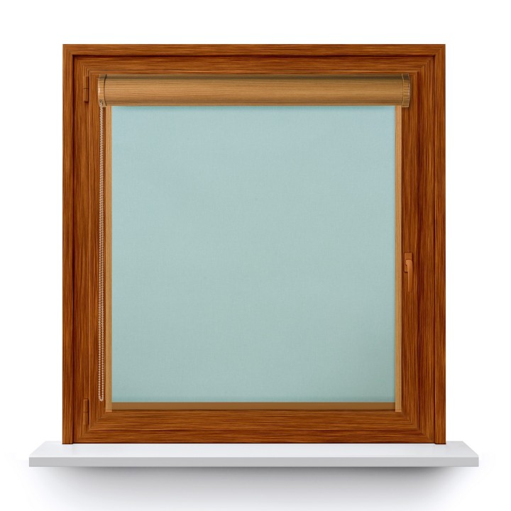 Roleta w kasecie PCV Gładka Przyciemniająca Termo Zaciemniająca z prowadnicą Miętowa 843