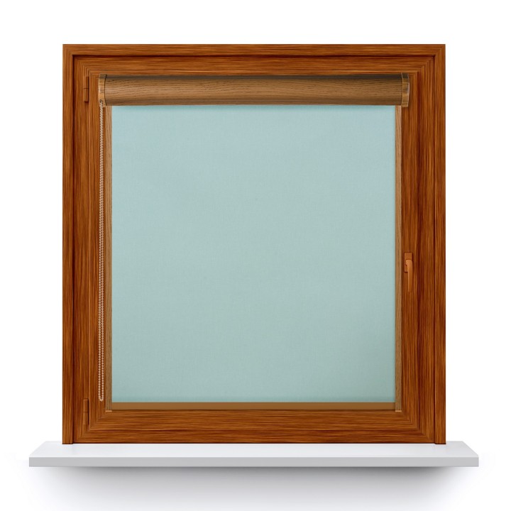 Roleta w kasecie PCV Gładka Przyciemniająca Termo Zaciemniająca z prowadnicą Miętowa 843