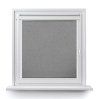 Roleta w kasecie PCV Gładka Przyciemniająca Termo Zaciemniająca z prowadnicą Szara 505