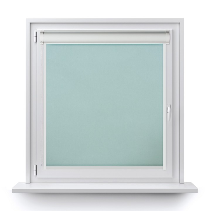 Roleta w kasecie PCV Gładka Przyciemniająca Termo Zaciemniająca z prowadnicą Miętowa 843